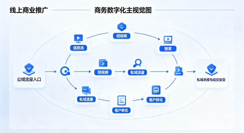 郯城县线上商业推广怎么做？全域流量闭环搭建与低成本转化实战指南